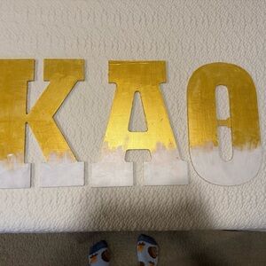 KAO WOODEN LETTERS
